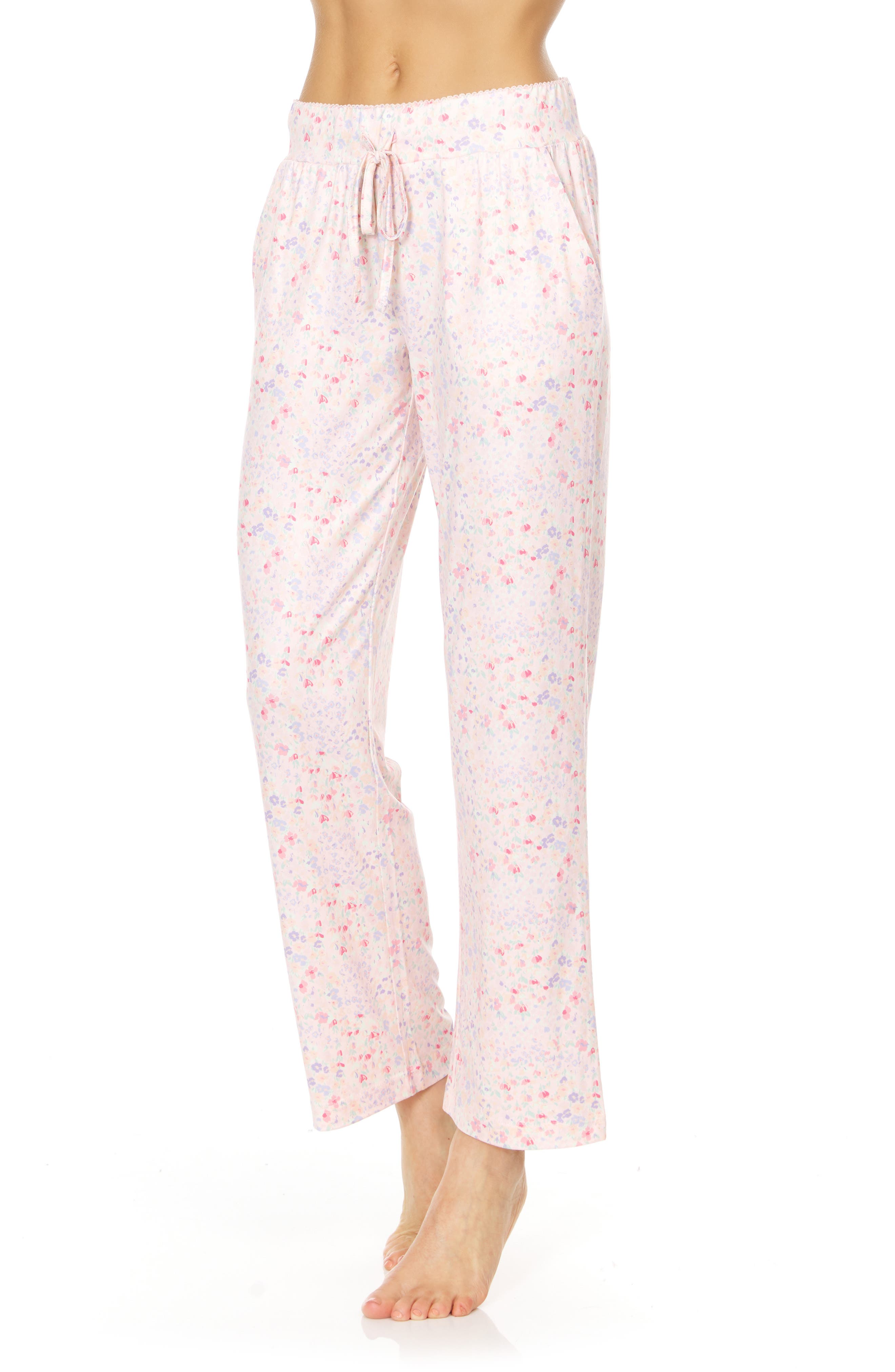 Flora Nikrooz Jogger Pant w/ Pockets and Elastic Drawstring Waist Pajama Gray S Flora Nikrooz Jogger Pant w/ Pockets and Elastic Drawstring Waist Pajama Gray S